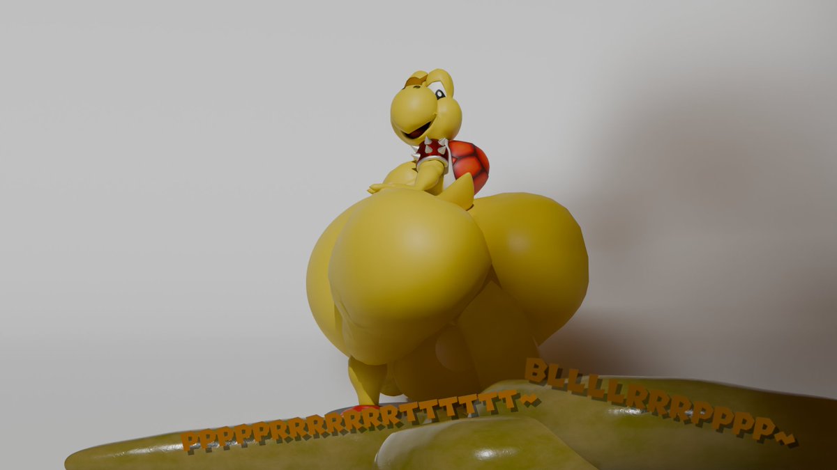 KoopsonKoopa's tweet photo. CW: Hyper Scat

And finally, he dumps all over, still plently left to go...

So, i maybe definitly the first person in the whole planet to do a Koopa Commander Scat... so yeah, thanks for that...

#Koopa #EyepatchKoopa #KoopaCommander #Blender #Hyper #HyperScat https://t.co/6gYZrCT38V