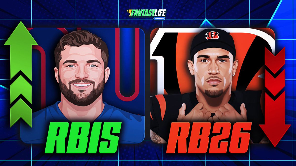 Ian Hartitz (@ihartitz) on Twitter photo THE Fantasy Life Show with <a href="/dwainmcfarland/">Dwain McFarland</a> and <a href="/MattFtheOracle/">Matthew Freedman</a> breaking down all things Week 4 rankings!
-Trust Jaylen Warren as an RB2?
-Chase Brown 📉
-TreVeyon Henderson breakout week?!
-Ladd McConkey 🙏
-Packers BOOM week
-MORE
Great day to be great: youtube.com/live/M0K20dxnU… THE Fantasy Life Show with <a href="/dwainmcfarland/">Dwain McFarland</a> and <a href="/MattFtheOracle/">Matthew Freedman</a> breaking down all things Week 4 rankings!
-Trust Jaylen Warren as an RB2?
-Chase Brown 📉
-TreVeyon Henderson breakout week?!
-Ladd McConkey 🙏
-Packers BOOM week
-MORE
Great day to be great: youtube.com/live/M0K20dxnU…