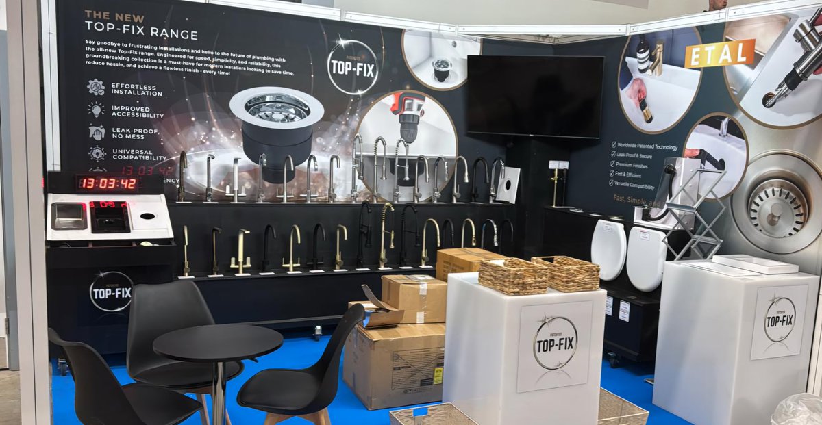 SquiresMartin's tweet image. Come see #Top-Fix at #screwfixlive on the ETAL stand Q20 see how quick you can fit a waste