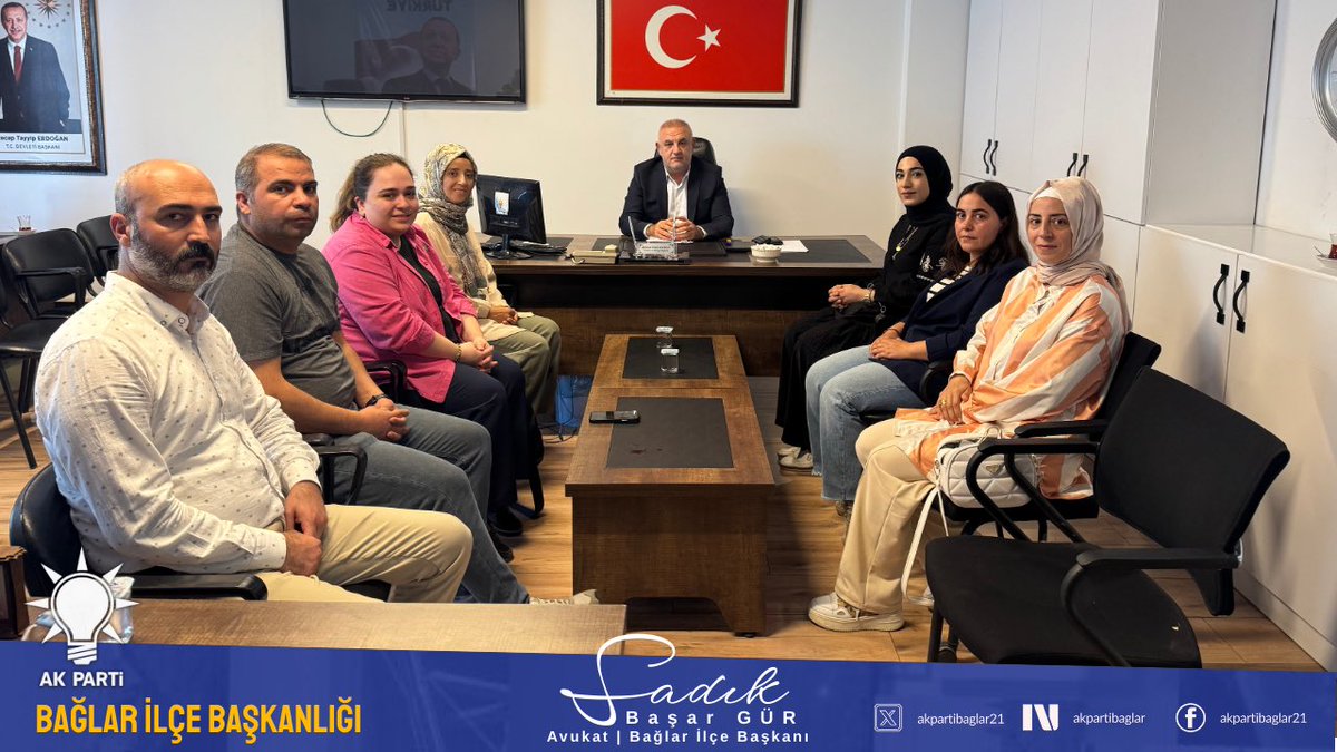 📍Ak Parti Diyarbakır İl Başkanlığı

Ak davamızın medya yüzleri ile bir aradayız

17 ilçe ve 3 ana kadememizin Tanıtım ve Medya Başkanlarımızla birlikte, İl Başkan Yardımcımız ve Tanıtım Medya Başkanımız Sn. Mehmet Fatih Kayhan <a href="/MFatihKAYHAN/">Mehmet Fatih KAYHAN</a> başkanlığında İl Başkanlığımızda