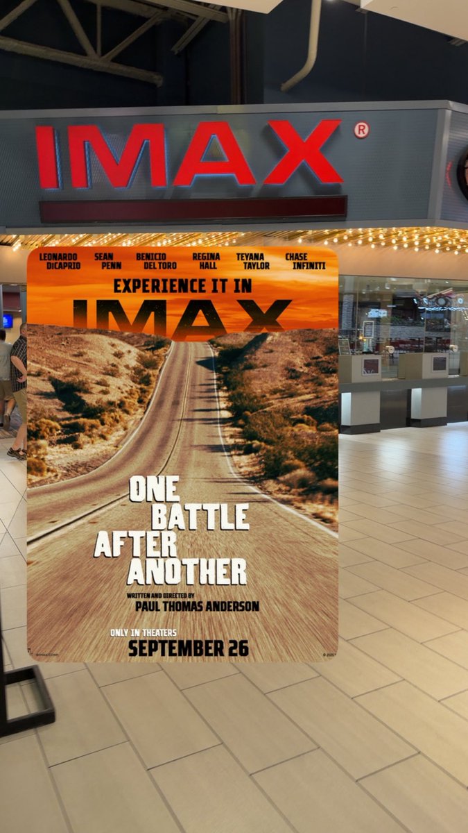 arod800's tweet image. #NW in 70mm IMAX #OneBattleAfterAnother