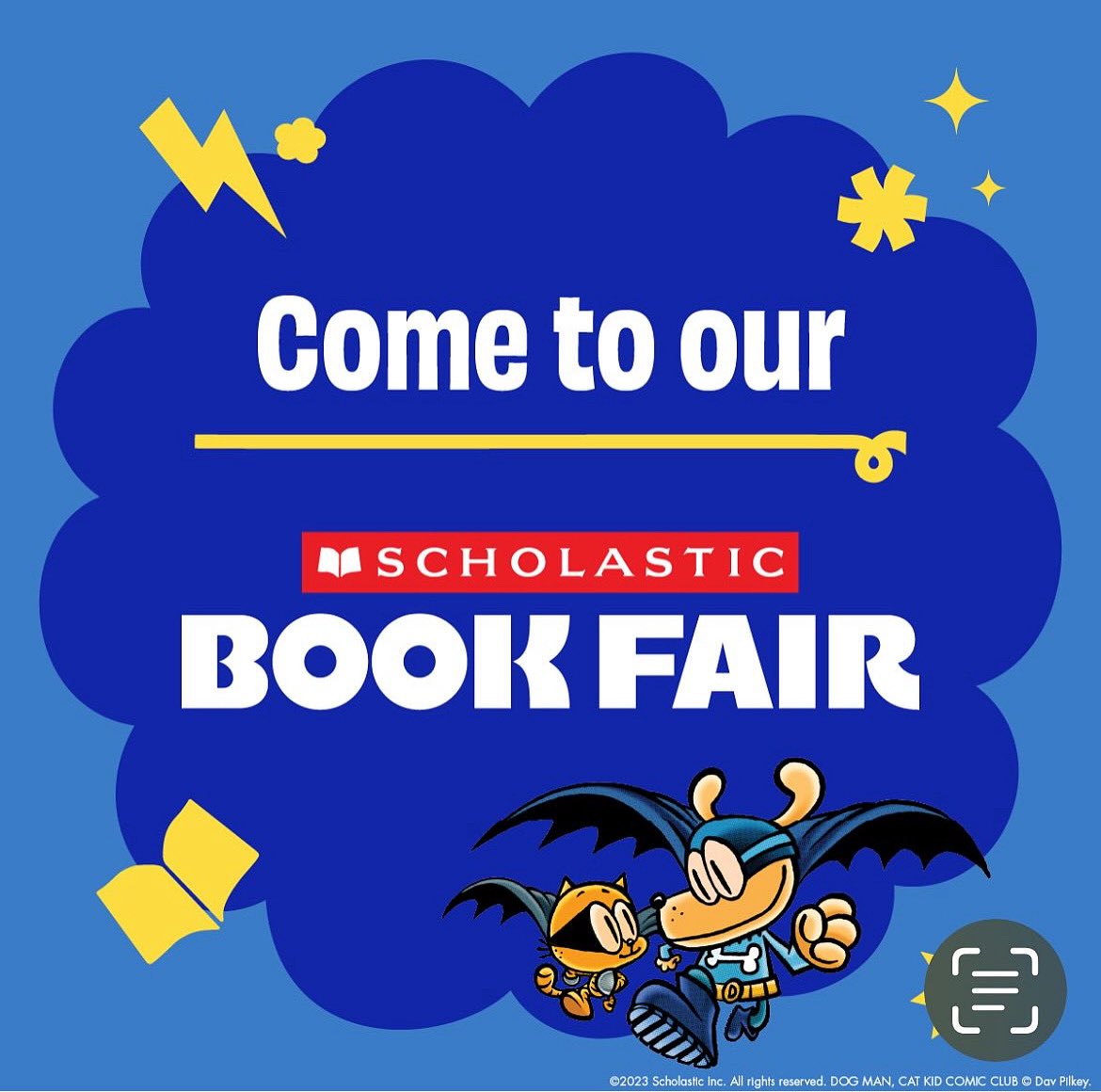Our fall book fair is next week, September 29-October 3. Please join us for family shopping night, Monday, September 29, 5:00-6:30.