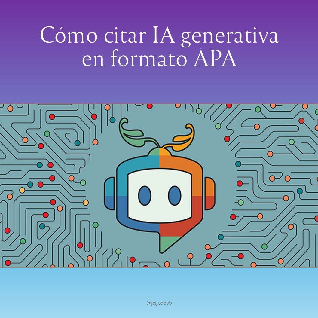 Esta publicación explica cómo citar chats y herramientas de IA en general según el estilo APA. 

🤖 

➡️ buff.ly/NHBKR4K via <a href="/APA_Style/">APA Style</a>