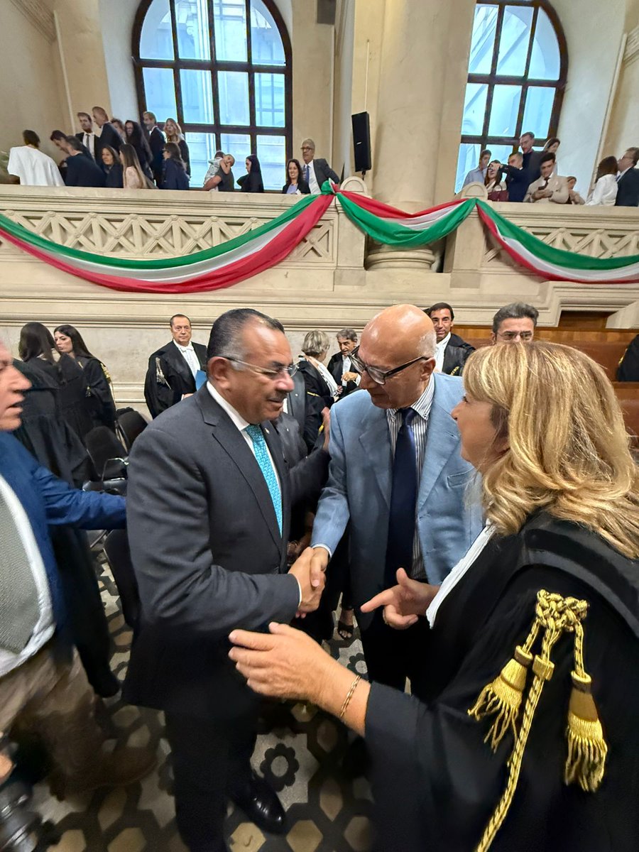 🤝 Encuentro de alto nivel: nuestro Presidente se reunió con el Presidente de la Corte Suprema de la "República de Italia", fortaleciendo lazos jurídicos internacionales.

<a href="/ArturoPueblita/">Arturo Pueblita</a> <a href="/AlberticoGS/">Dr. Albertico Guinto Sierra</a>
