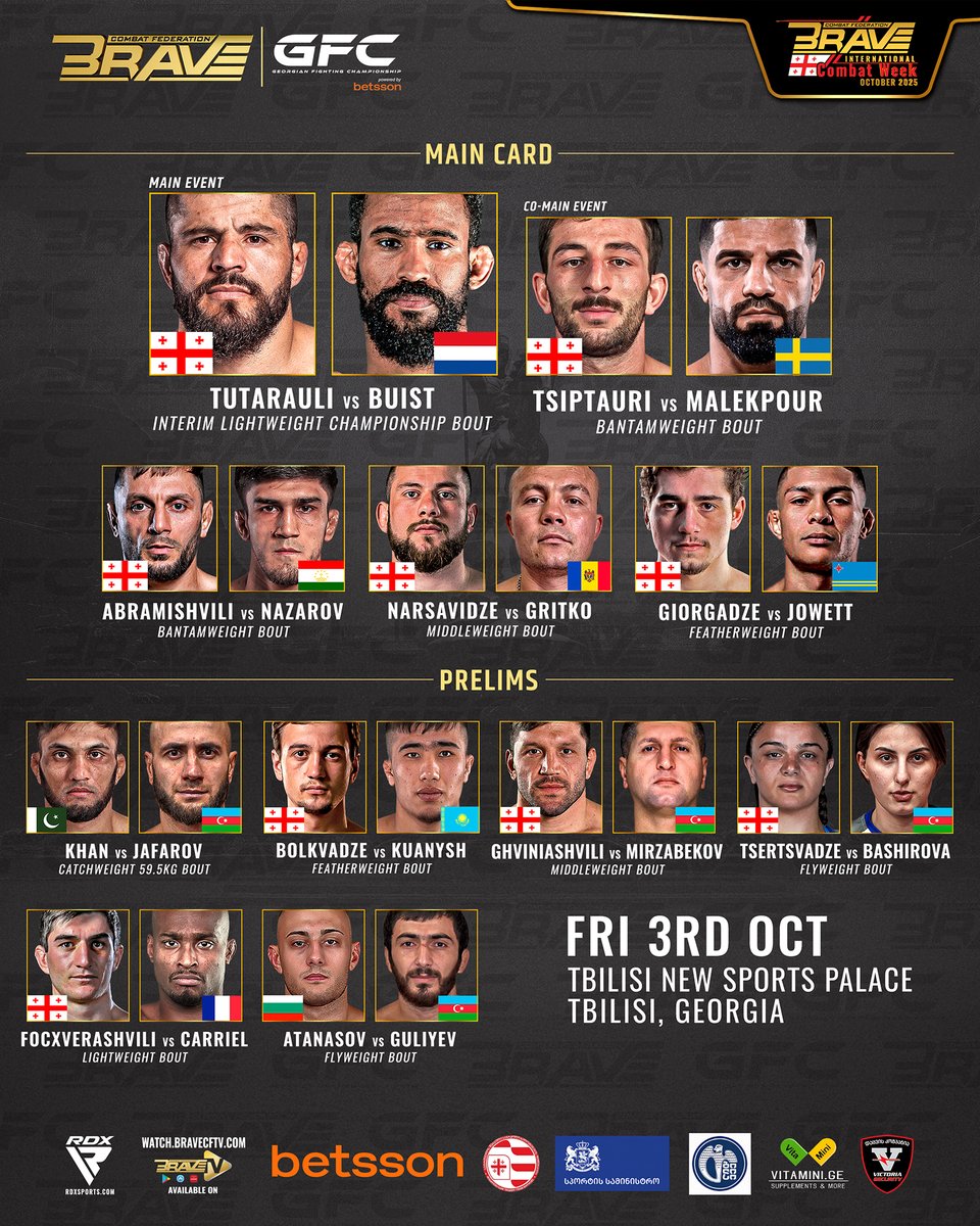 BRAVE Combat Federation tweet media