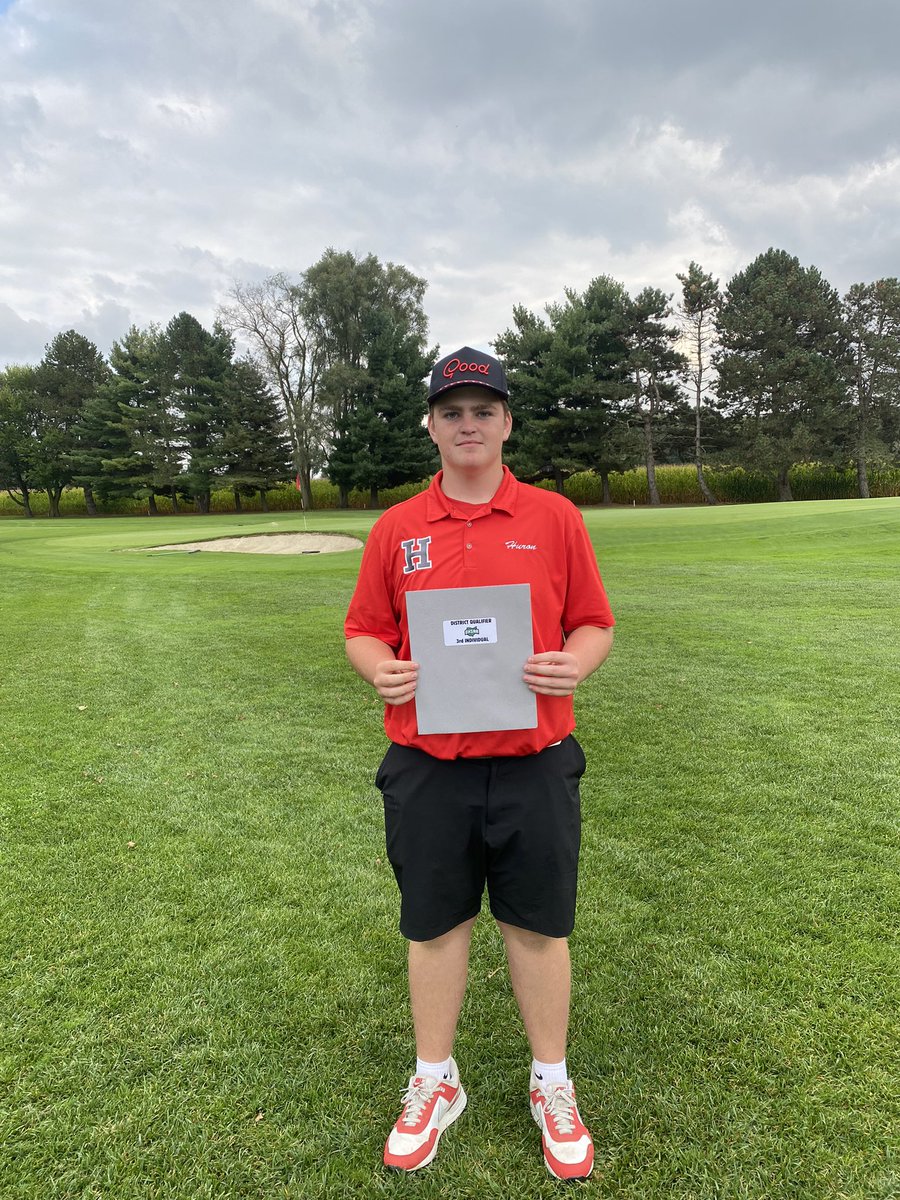 🏆 Congratulations 

🐅 Grant Humphrey 
⛳️ Score of 78
✅ District Qualifier