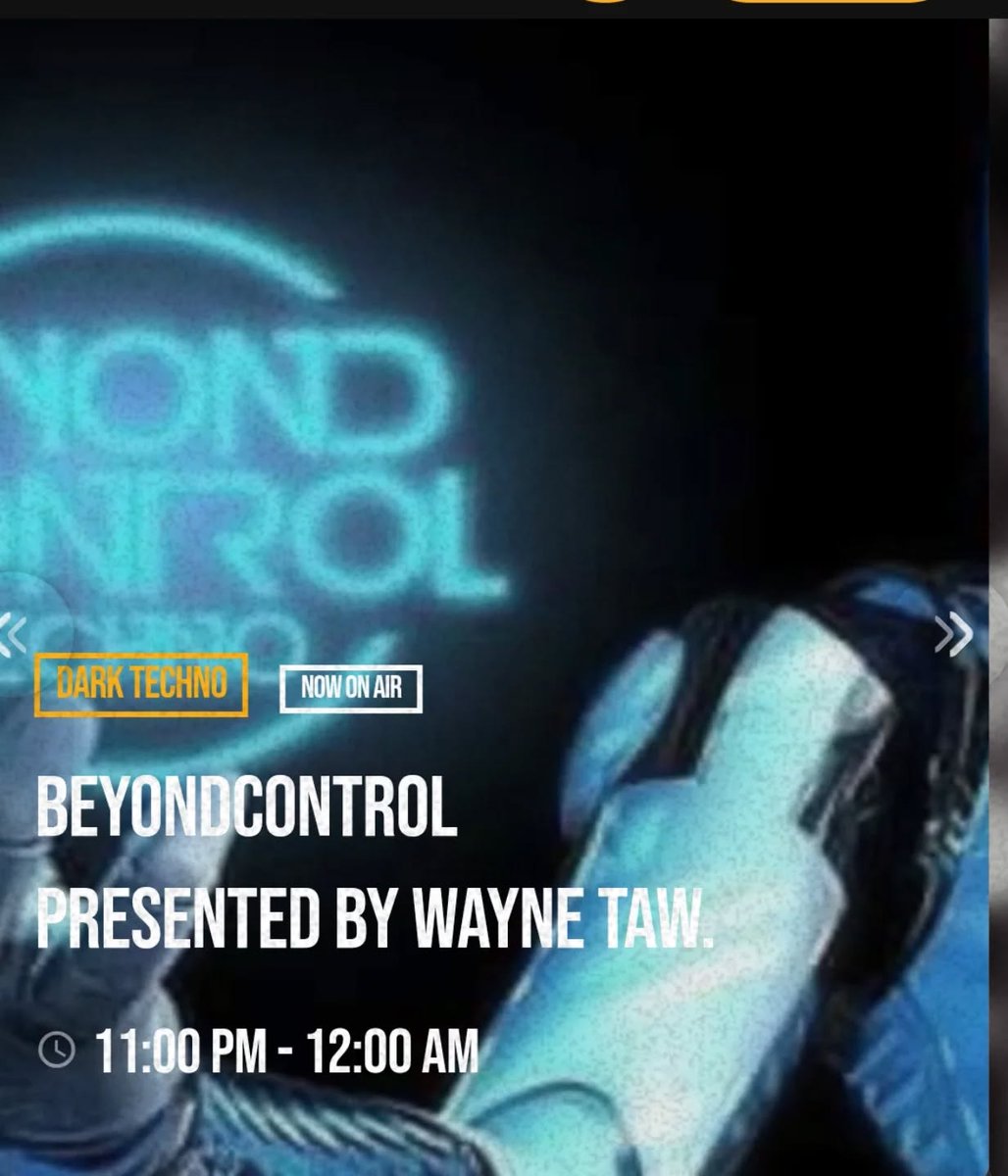In Progress Radio
inprogressradio.com
Beyond Control NEW TIME
10-11 pm Just Started !
#amsterdam #techno #hardtechnomusic