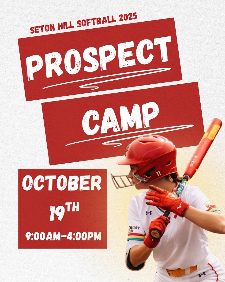 Seton Hill Softball (@shugriffinssb) on Twitter photo 🚨 DATE CHANGE! 🚨 
Our prospect camp will now be on Sunday, October 19th! If you would like to sign up click the link in our bio! See you there! 👀 🚨 DATE CHANGE! 🚨 
Our prospect camp will now be on Sunday, October 19th! If you would like to sign up click the link in our bio! See you there! 👀