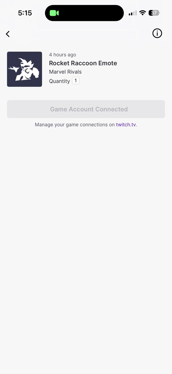 anautimous's tweet photo. @TwitchSupport my marvel rivals drops aren’t connecting to my account even though it said that I am connected… can I get some help please ? https://t.co/Ck7o34lnm4