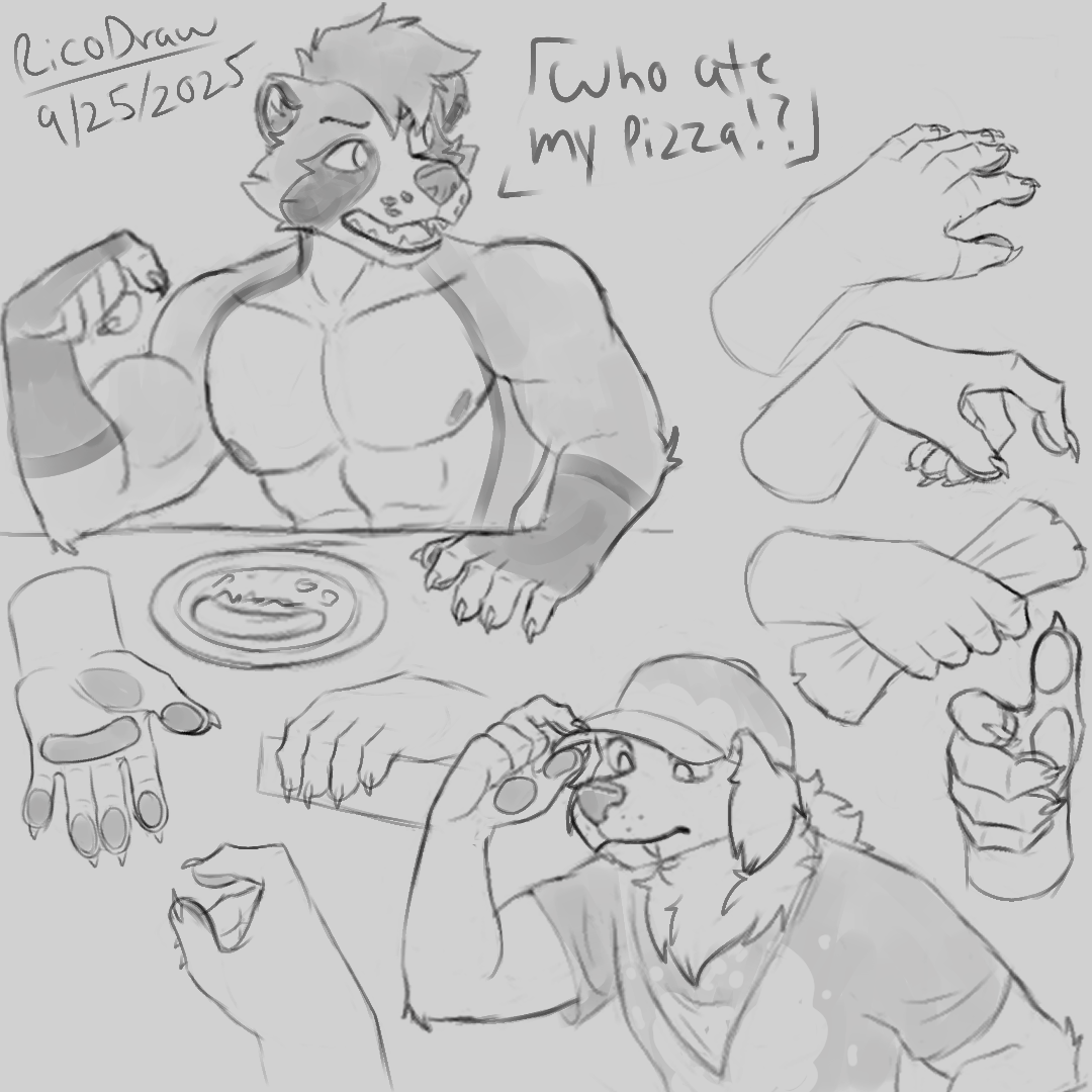 sketch practice again x3

#furryart #furry