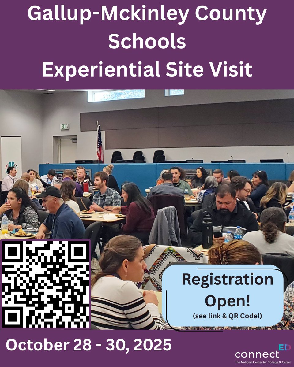 There's still time to register for our upcoming  Gallup-McKinley County Schools Experiential Site Visit! Register now: tinyurl.com/2025-Gallup-ESV