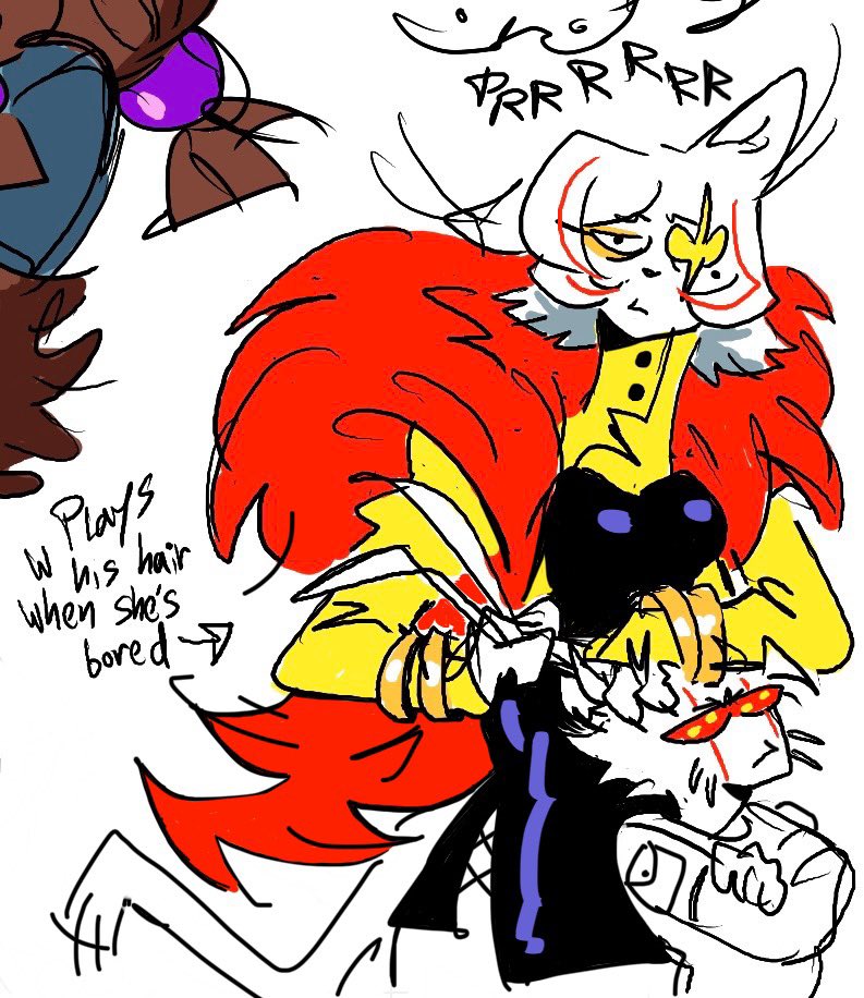 Glooman22's tweet image. Angora and Raz 🐈🪳