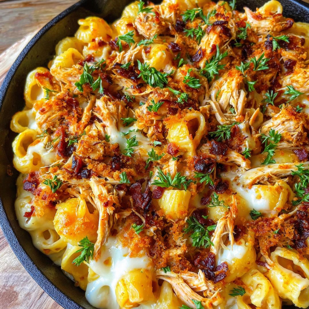 Smoky BBQ chicken meets creamy, cheesy pasta 🧀🔥
This BBQ Chicken Mac &amp; Cheese is comfort food on another level.
Make it tonight 👉 violarecipes.com/bbq-chicken-ma…
#dinnertime #RecipeOfTheDay