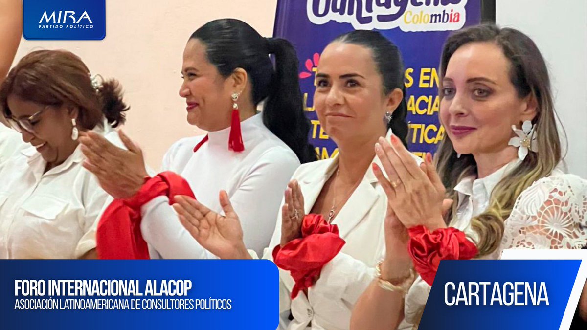 PartidoMIRA's tweet photo. 🇨🇴 La bancada del Partido MIRA sigue trabajando por el futuro de Colombia. Hoy nuestros congresistas están presentes en escenarios clave:

🟢 Sen. y Pdte. @PartidoMIRA @Virguez : present�� Proyecto de Ley de IA en #SimposioACRIP2025
🟢 1ª Vicepresidenta del Senado @AnaPaolaAgudelo : Fue panelista en foro sobre el liderazgo femenino en #ALACOP2025
🟢 Rep. @irmalherrera : Participó en el Congreso Nacional de Comerciantes de @FenalcoNacional 
🟢 Sen. @carlos_guevara : Participó en la revisión de la hoja de ruta para la normalización de la Inteligencia Artificial con Global ICT & CET Standards Program

👉 Reafirmamos nuestro compromiso con la democracia, la innovación y nuevas generaciones de líderes.

#PartidoMIRA #Colombia #Liderazgo #IA #Innovación