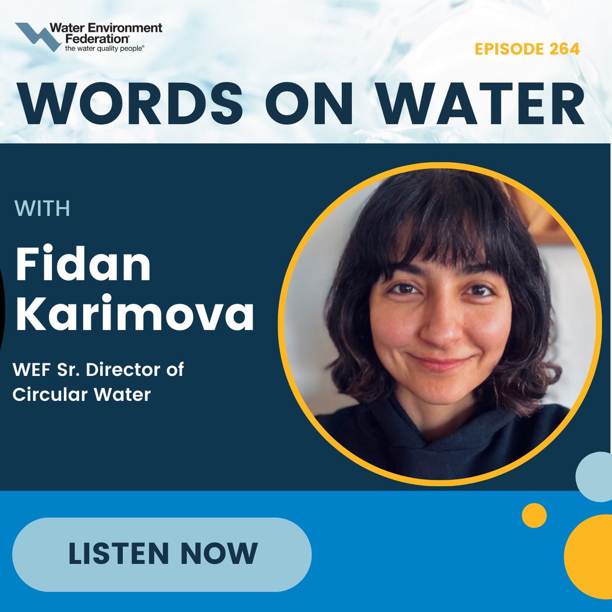 WEForg's tweet image. New at #WEFTEC25 is WEF&apos;s #CircularWaterEconomy Theater! Presentations will highlight initiatives that treat water as a renewable asset through the 3Rs (Reduce, Recover, Regenerate).

Listen here! wef.org/publications/w…