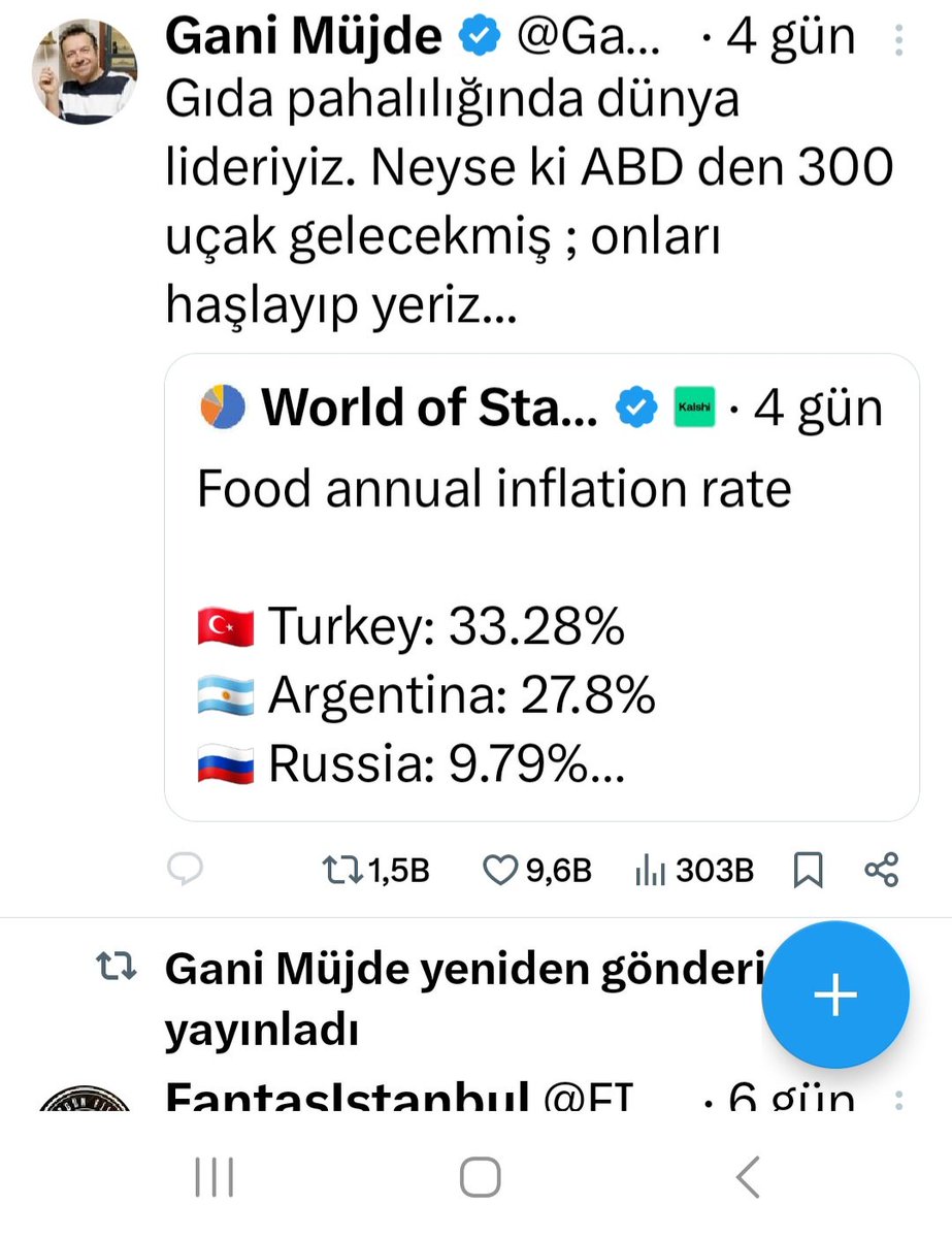 Sayın Gani Müjde, bu 300 uçak sizin gibi sosyeteye ancak yeter. Biz Türkiyedekilerle idare ederiz. Delikanlı adam yazdığının arkasında durur. Herkes cevap yazabilsin.