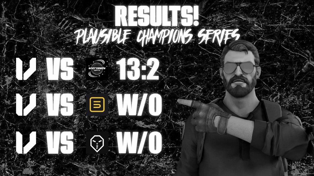 Wychodzimy zwycięsko z #1 dnia turnieju Plausible Champions series, gładko przeszliśmy przez dwa spotkania ponieważ nasi przeciwnicy się nas przestraszyli :P 

Trzeci mecz wygraliśmy gładko 13:2, jutro 19:00 czekają na nas kolejne trzy ekipy
<a href="/superiongg/">superiongg</a> <a href="/PODZIEMIECS2/">UndergroundCS2</a>