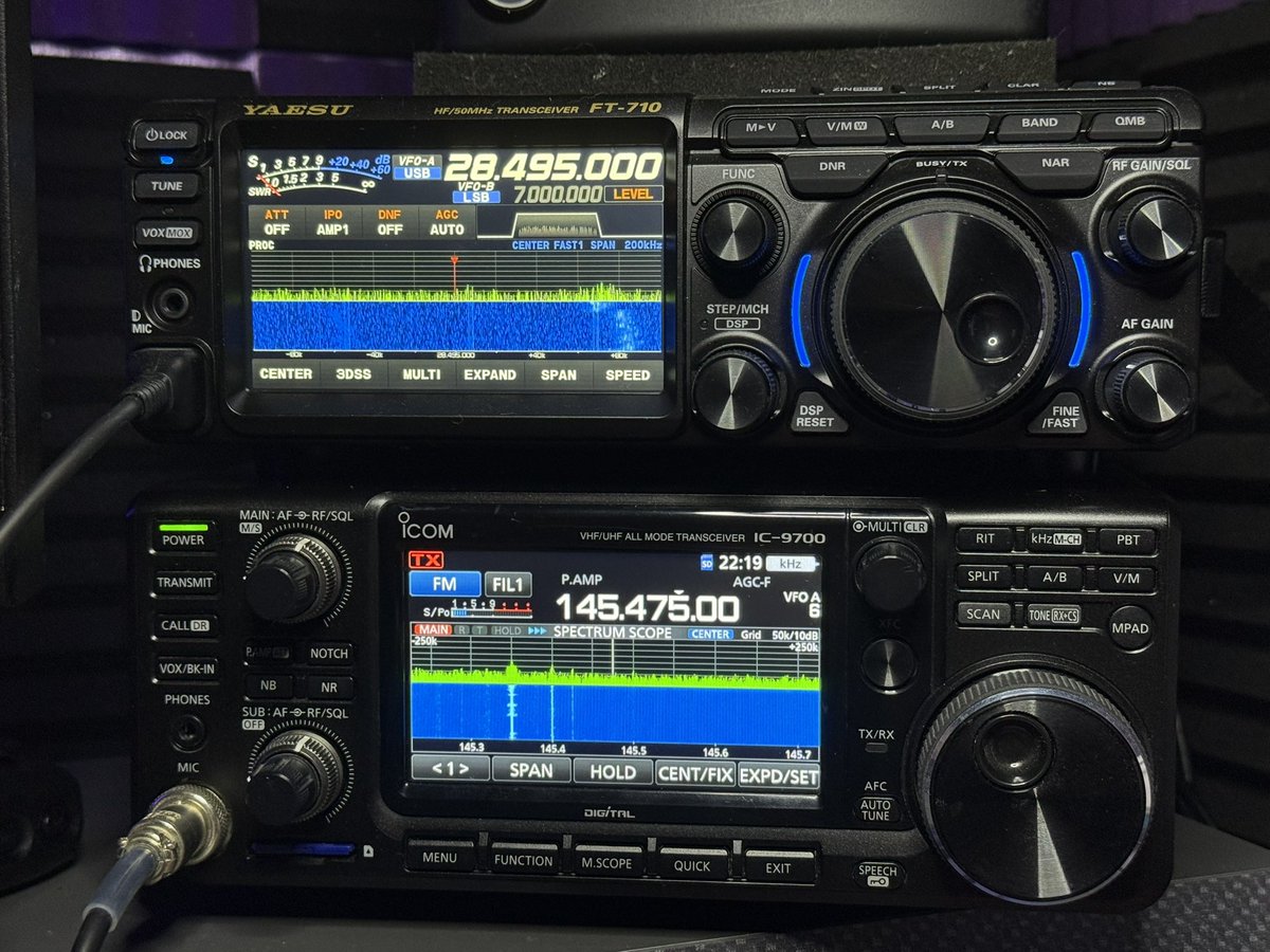 TechMindsYT's tweet image. Perfect match ❤️… Until the 7300 Mk2 is released anyhow :) @Icom_UK