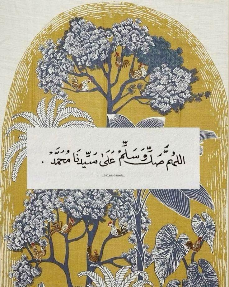 إن الصلاة على النبى تُنجى الفتى من بأسه وتقيه 🤍 .
