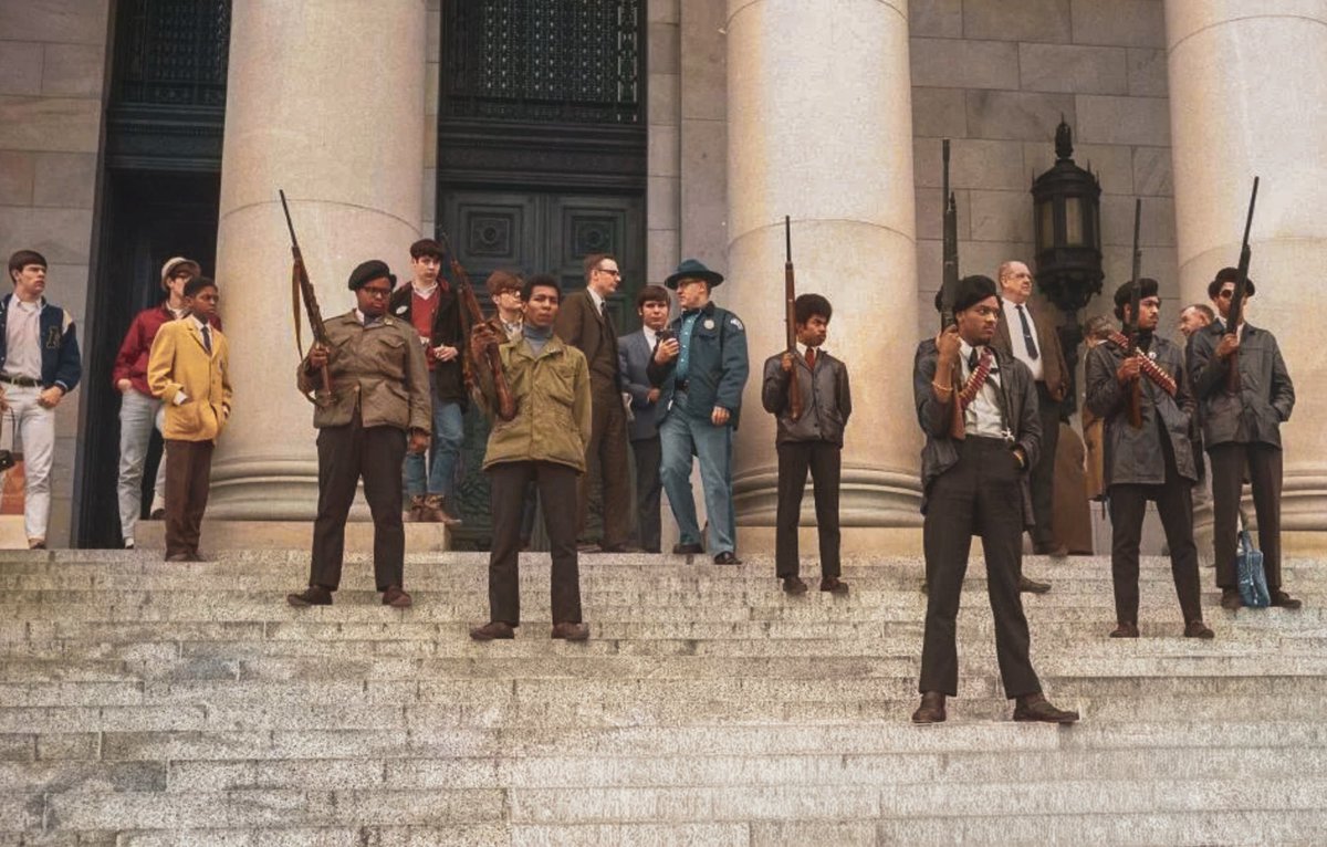 ABetterWay2A's tweet image. On September 25, 1968, the Seattle City Council passed an emergency ordinance prohibiting the display of a “dangerous weapon” if done with intent to intimidate. The measure was introduced at the request of Mayor James Braman, a Republican, after members of the Black Panther Party…