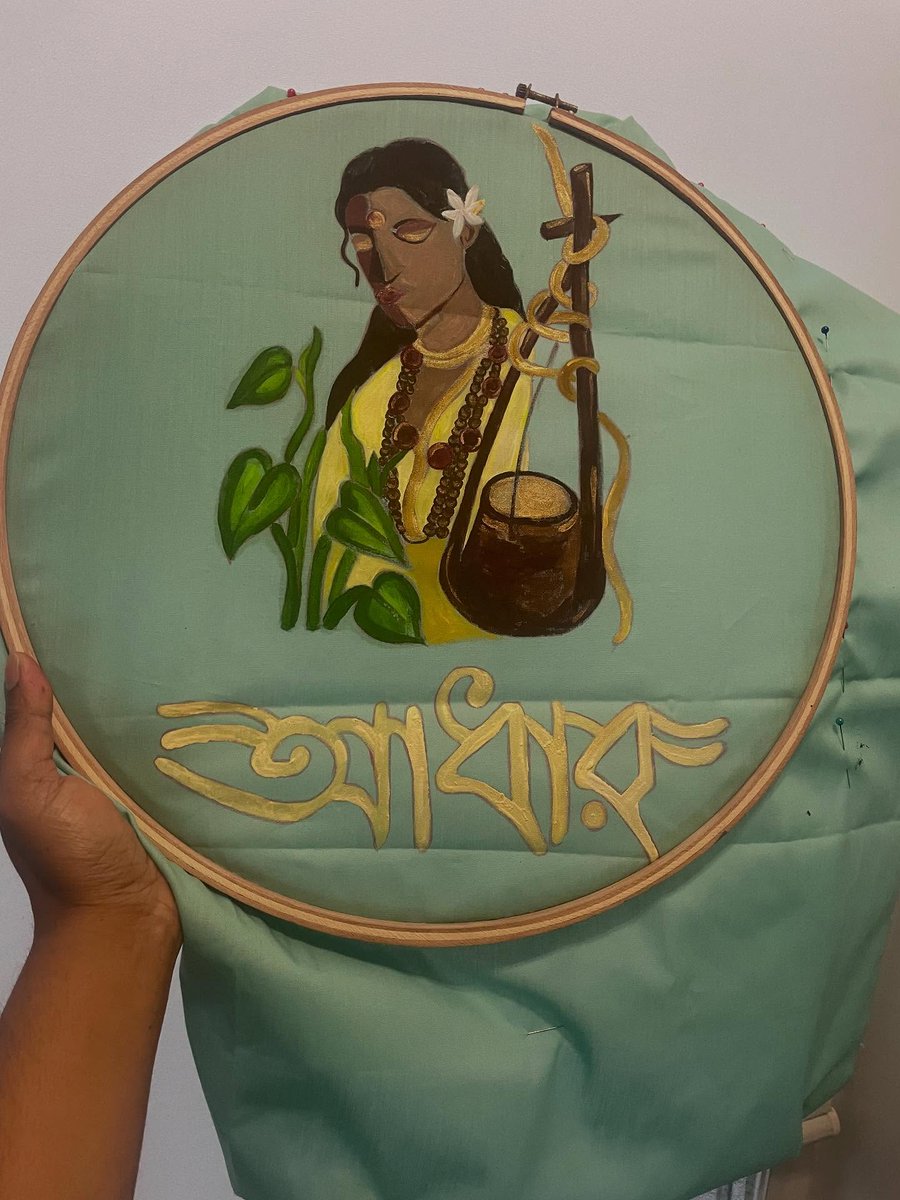 📣 We are 9 days away from #NuitBlanche East Danforth 2025!! Come join us to enjoy installations like “Adhar – Space”, a textile piece on saree panels featuring both Bangla &amp; English. October 4, 7pm-7am, Danforth Avenue between Coxwell &amp; Greenwood Stations eastendarts.ca/nbed25/