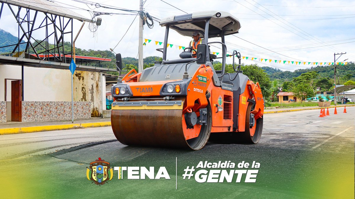alcaldiatena's tweet image. #EnAcción🚜👷🏻‍♂️

Atendemos la vialidad del cantón de manera permanente,🛣️ avanzamos con la construcción de #reductores de velocidad en Bajo y Centro Talag, una medida clave para prevenir accidentes y #cuidar a peatones y conductores.
Le decimos ¡Adiós a los #baches! vía Pano-Talag.