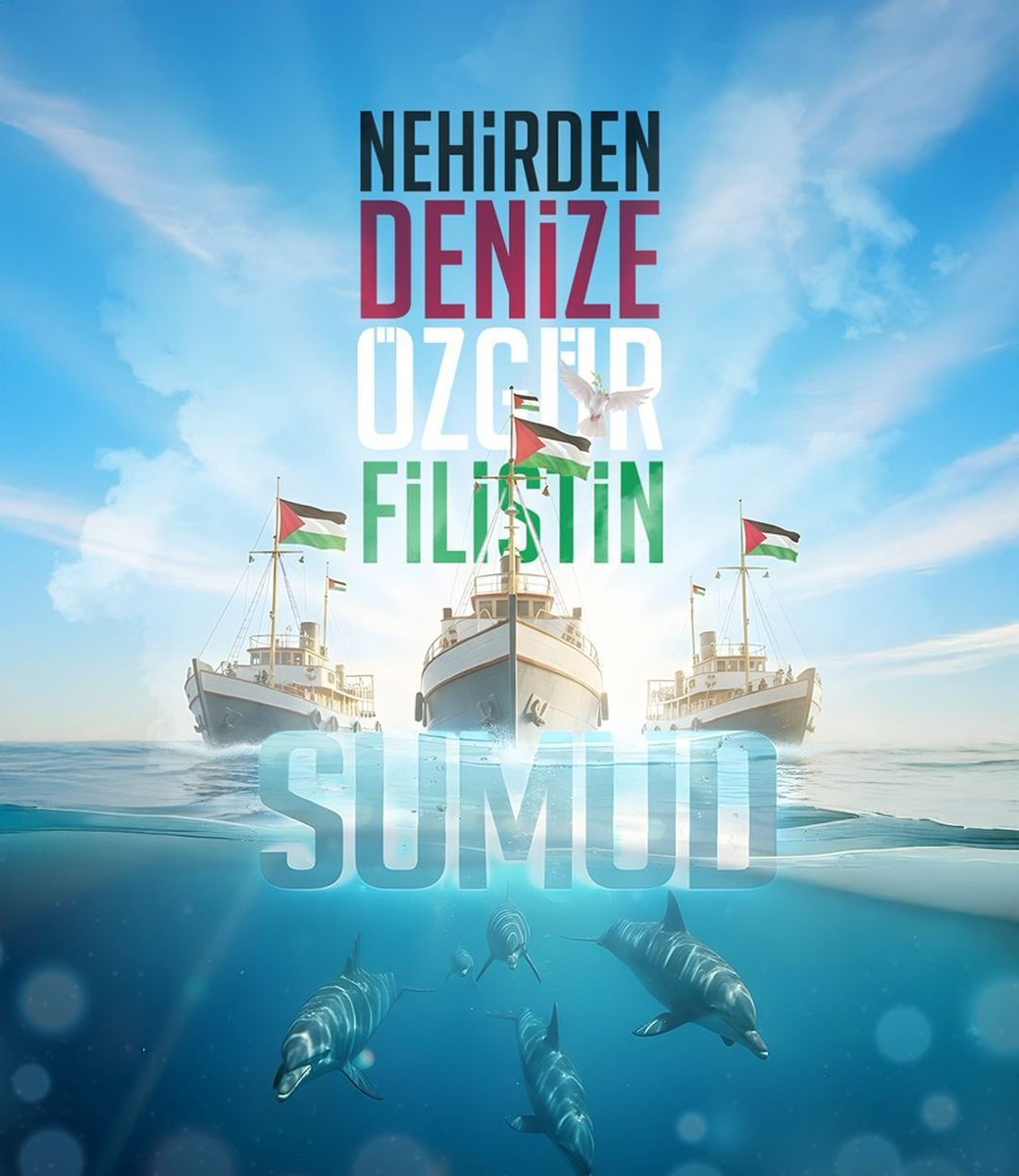 Sumud filosu insanlığın vicdanıdır. Onu korumak, Gazze’deki çocukların yaşam hakkını korumaktır. Sehid olan binlerce cocugun onurlarina saygidir. Türkiye bu sorumluluğu üstlenmelidir

#DonanmalarAkdenize