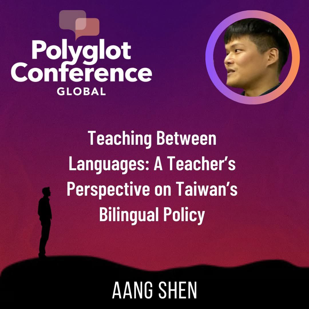 polyglot_confer's tweet image. Taiwan’s 2030 bilingual push - from the classroom. Aang Shen shares teachers’ views (enthusiasm → skepticism), policy impacts on practice, identity &amp;amp; learning. LIVE. Tickets: PCGlobal2025.eventbrite.com #PolyglotConference #LanguagePolicy #Taiwan #BilingualEducation #TESOL