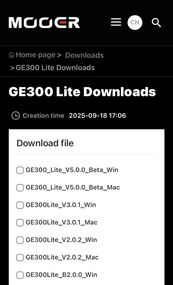 HiroItaya28484's tweet image. ついに!MOOER GE300Liteのファームウェアがアップデートされました!
パッチが消える可能性があるので事前にバックアップをお勧めします♪
#mooer #ge300lite #firmwareupdate