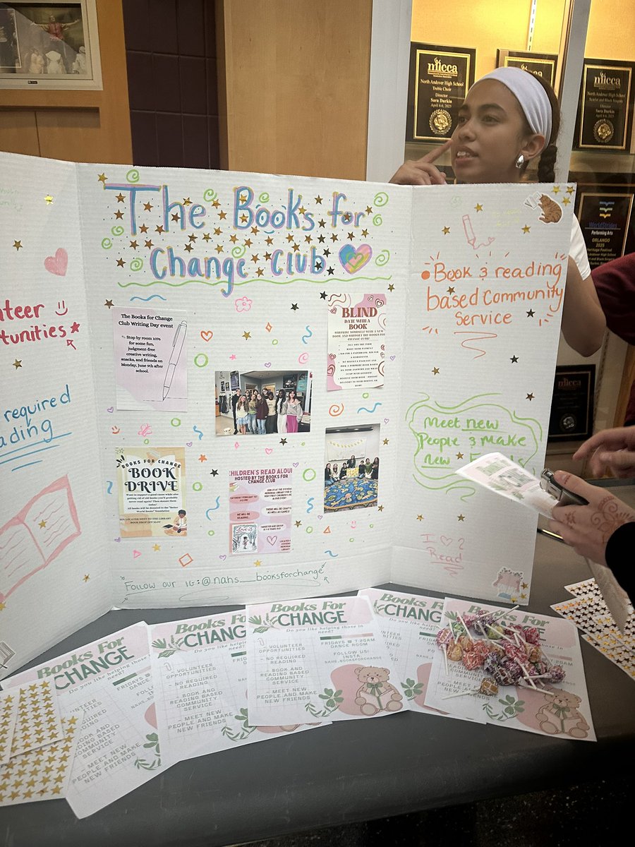 Club fair at NAHS today !
There is something for everyone !