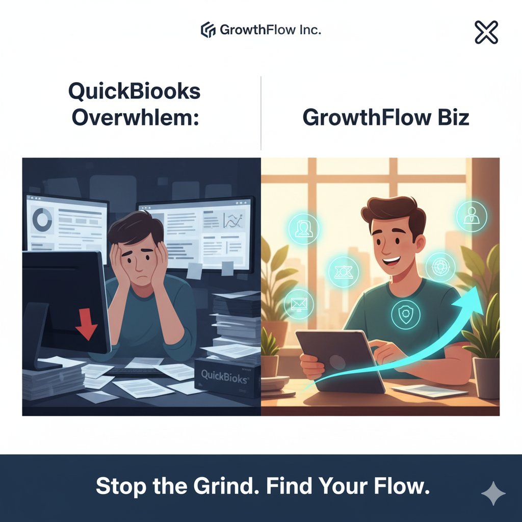 mmolina4_molina's tweet image. Tired of the QuickBooks overwhelm? 🤯 Most #SmallBiz &amp;amp; #Solopreneurs don&apos;t need all that complexity.

GrowthFlow Biz offers simple bookkeeping + CRM, marketing &amp;amp; project tools, all in one place. Affordable, intuitive, and designed to help you #GrowInFlow.

#QuickBooksAlternative