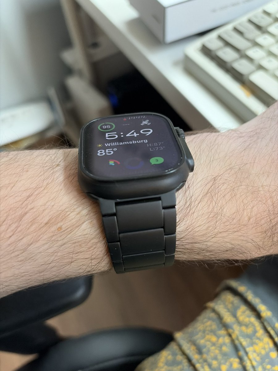 TechOutonYT's tweet image. Looks nice! @UltraSupply_Co #AppleWatch #AppleWatchUltra3 collabs.shop/iezskf