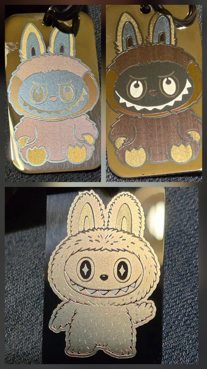 Couple of labubu keychains in honor of King <a href="/HamsHamhock/">Hams Hamhock</a> 
Ruler of labubu land