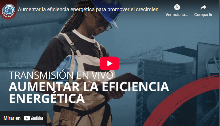 ▶️ ¿Te lo perdiste? Ve la participación del Director de la Conuee, Israel Jáuregui, en el foro internacional “Scaling Up Energy Efficiency for Growth, Jobs &amp; Energy Security” de <a href="/WorldBank/">World Bank</a>, donde se compartieron visiones sobre el papel fundamental de la #EficienciaEnergética.

🟢