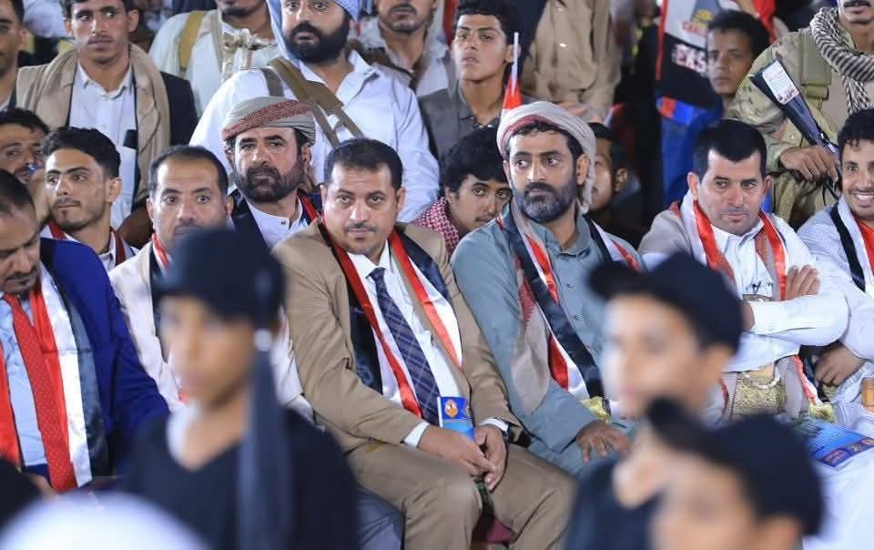 الشيخ ذياب محسن بن معيلي رئيس فرع المكتب السياسي للمقاومة الوطنية بمحافظة مأرب يشارك في حفل ايقاد شعلة السادس والعشرين من سبتمبر المجيد الذي اقيم بمحافظة مأرب