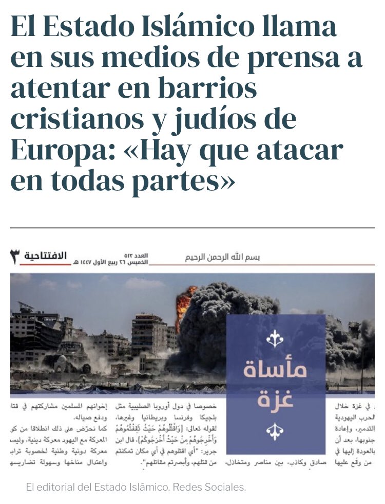 sueciasski's tweet image. El #comunista terrorista y #ateo Pedro #Sanchez DENUNCIA el #GENOCIDIO a los cristianos por los mismos INMIGRANTES ILEGALES que introduce en #España 

Ay, no… que los asesinados son cristianos y no son ciudadanos del gobierno de #HAMAS