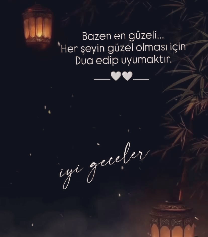 Tebessüm ettin diye sevap yazan bir RABBİMİZ var …
Asma suratını gülümse../ 💜😇

✨💫⭐️Huzurla kalın.🌙✨💫
Hayırlı geceler 😇

#iyigeceler
#ebrulinotlar