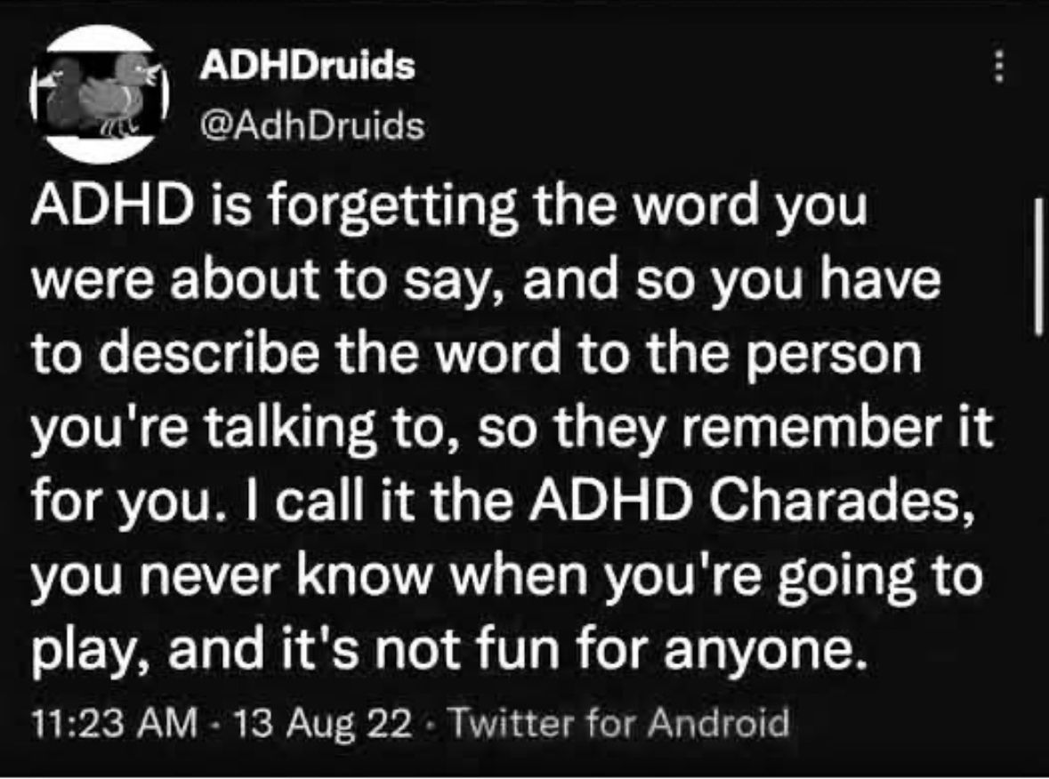 ADHD Memes (@adhdforreal) on Twitter photo 