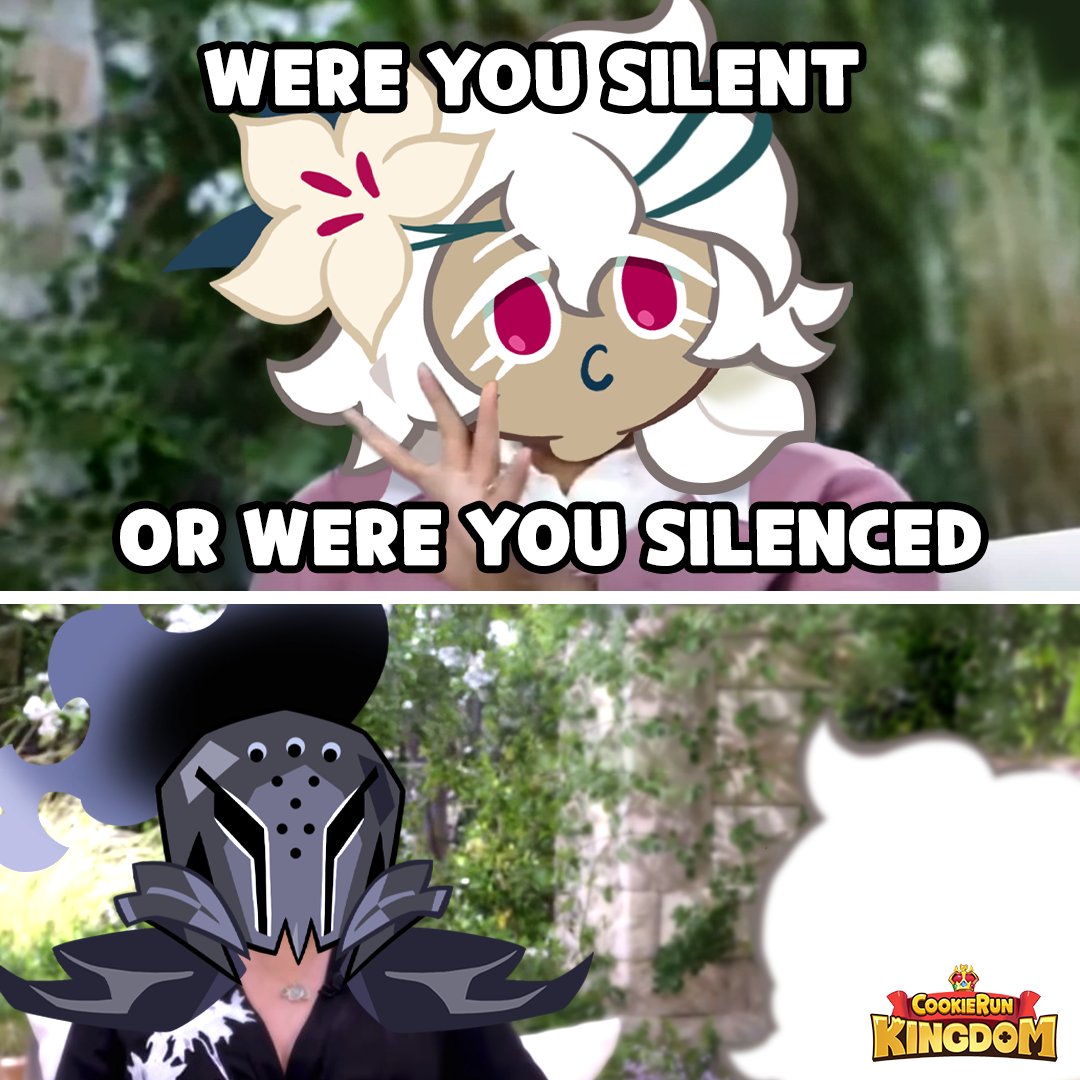 Let him SPEAK 🎤 🎤 🎤 How's everyone enjoying Episode 11 😏 

#CookieRun #CookieRunKingdom #CRK #SilentSaltCookie #WhiteLilyCookie