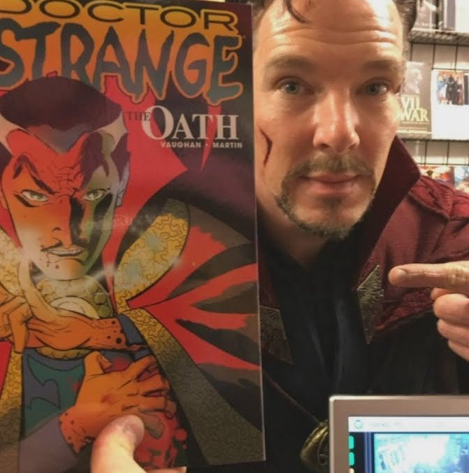 Happy #NationalCookingDay &amp; #NationalComicBookDay #BenedictCumberbatch #OliviaColman #DoctorStrange