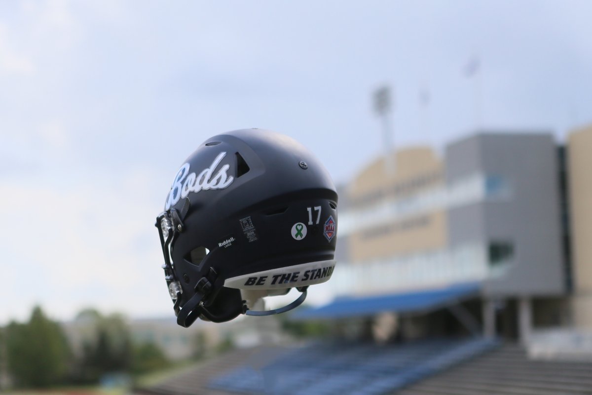 This week, our helmets carry the green ribbon in support of Student-Athlete Mental Health Week, and in partnership with <a href="/HilinskisHope/">Hilinski’s Hope</a> . 💚🎗

Join us this Saturday as we raise awareness and stand together for mental health. #GoBods