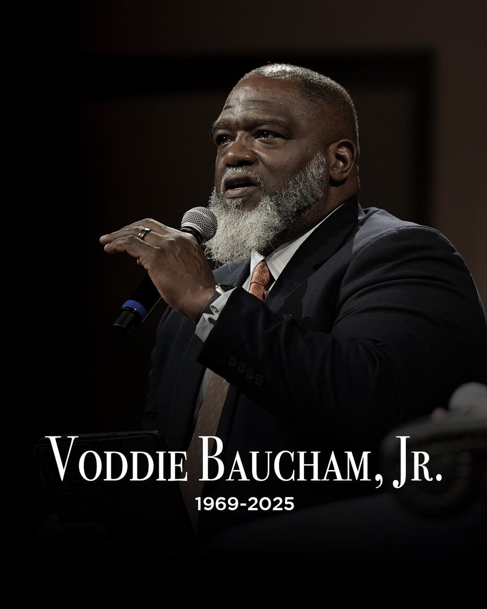 A titan of the faith, Voddie Baucham, Jr. has passed away. A race well run. Well done, good and faithful servant. Please join us in keeping the Baucham family in prayer.