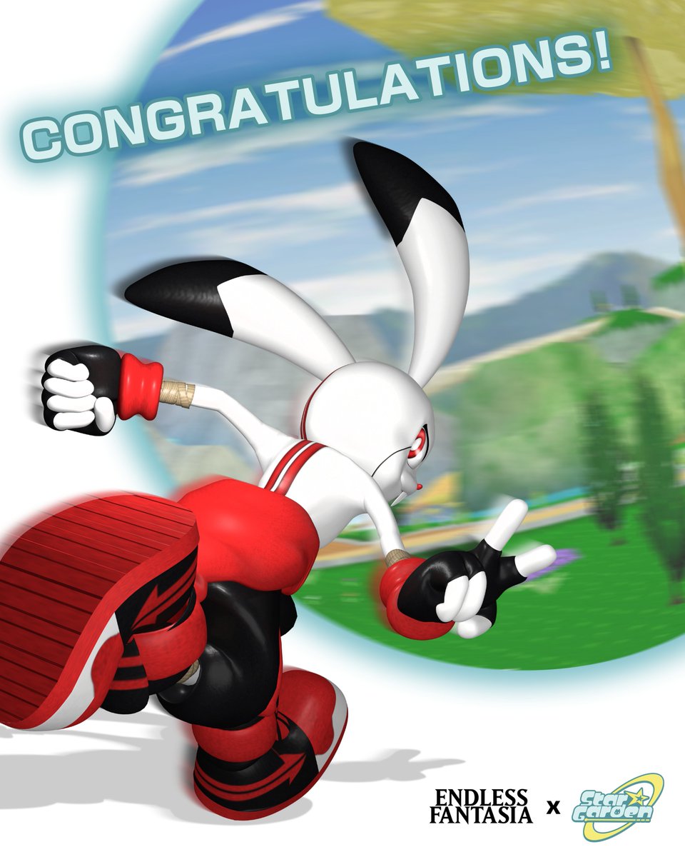 Congratulations to our friends at ENDLESS FANTASIA for reaching their Kickstarter goal! 🎉

We can't wait for Jack Flash to visit the world of Star Garden in our FREE collaboration DLC! 🐰