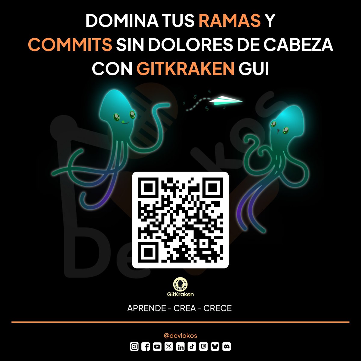 DevLokos's tweet image. Controla tus ramas como un pro con @GitKraken GUI 🐙⚡
👉 50% de descuento durante 12 meses con mi link: gitkraken.cello.so/EVrnEPNF8zp

#GitKraken #Git #DevTools #CodingLife #CodeBetter