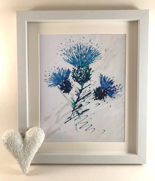 🩵Contemporary Scottish Thistle original art print #earlybiz #MHHSBD #elevenseshour 
etsy.com/uk/listing/836…