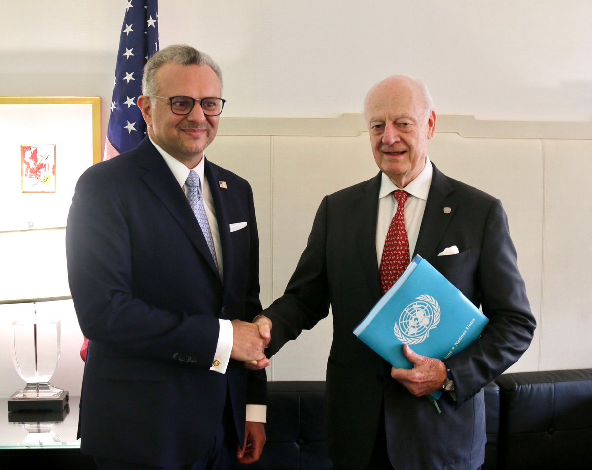 Glad to build on my previous conversation with UN SecGen's Envoy for Western Sahara, H.E. Staffan de Mistura. This time we discussed the MINURSO renewal. The U.S. is steadfast in its position, that genuine autonomy under Moroccan sovereignty is the only basis for a just, lasting,