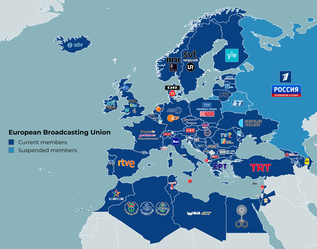YTanRicamente's tweet photo. La votación de la suspensión de Israel de #Eurovision se realizaría supuestamente con los 68 miembros activos de la UER, participen o no en el festival, y por mayoría simple.

Importante: Varios países tienen más de una tv.

Y clave: los canales árabes. Fundamental la diplomacia. https://t.co/YwjFFn2Gnj