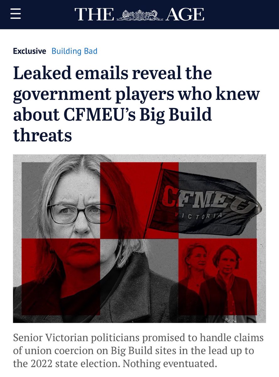 This article right here is a summary of Victoria in a nutshell and confirms what we all knew. 

The govt knew about this and did nothing. 

They knew about the threats, bullying, blackmail and intimidation and did NOTHING!

There MUST be accountability for this

#springst