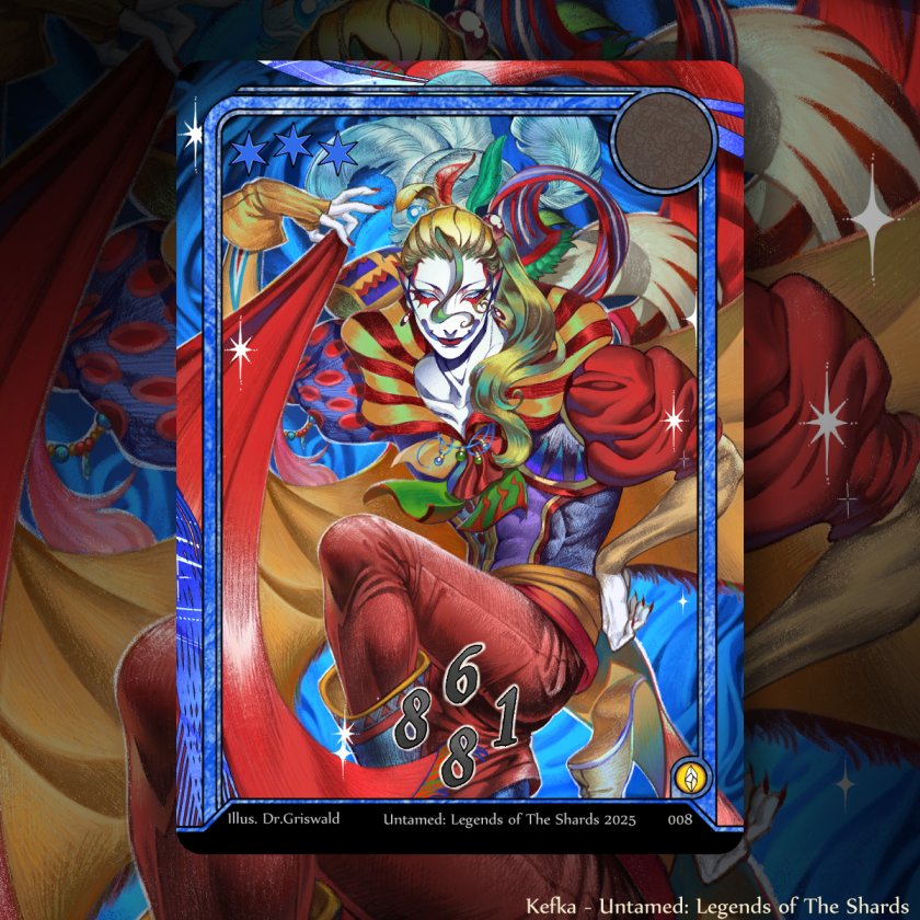My official reveal for my TT card of Kefka Palazzo for <a href="/ff14untamedzine/">Untamed: A FFXIV Creature Zine @Preorders</a> !!! It will be featured in the Untamed 3 zine, along with two other of my pieces! Please look forward to it!