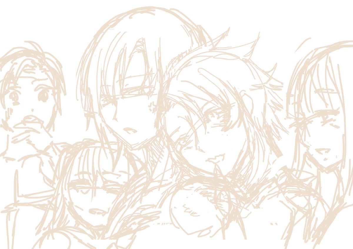 顔が描きたいだけの宴シーン　仮